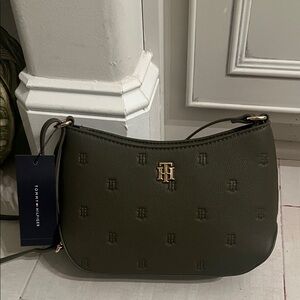 Tommy Hilfiger Olive Crossbody Bag